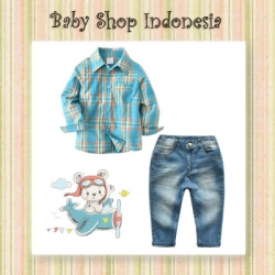 Kemeja Anak Kotak kotak Tosca  large